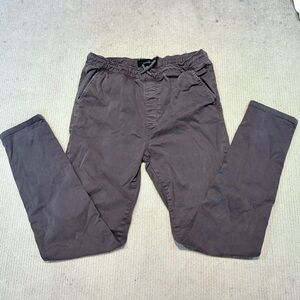 Treasure & Bond Boys XXL (18-20) Dark Brown Chinos